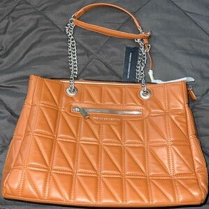 French Connection brand new Millie Box Quilt Shopper Handbag